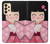 W3042 Japan Girl Hina Doll Kimono Sakura Hard Case and Leather Flip Case For Samsung Galaxy A33 5G