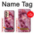 W3052 Pink Marble Graphic Printed Hard Case and Leather Flip Case For Samsung Galaxy A33 5G