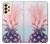 W3711 Pink Pineapple Hard Case and Leather Flip Case For Samsung Galaxy A33 5G