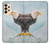 W3843 Bald Eagle On Ice Hard Case and Leather Flip Case For Samsung Galaxy A33 5G