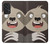 W3855 Sloth Face Cartoon Hard Case and Leather Flip Case For Samsung Galaxy A53 5G