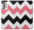 W1849 Pink Black Chevron Zigzag Hard Case and Leather Flip Case For Samsung Galaxy A73 5G