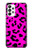 W1850 Pink Leopard Pattern Hard Case and Leather Flip Case For Samsung Galaxy A73 5G