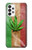 W2109 Marijuana Rasta Flag Hard Case and Leather Flip Case For Samsung Galaxy A73 5G