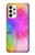 W2488 Tie Dye Color Hard Case and Leather Flip Case For Samsung Galaxy A73 5G