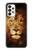 W3182 Lion Hard Case and Leather Flip Case For Samsung Galaxy A73 5G