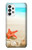 W3212 Sea Shells Starfish Beach Hard Case and Leather Flip Case For Samsung Galaxy A73 5G