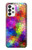 W3677 Colorful Brick Mosaics Hard Case and Leather Flip Case For Samsung Galaxy A73 5G