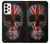 W3848 United Kingdom Flag Skull Hard Case and Leather Flip Case For Samsung Galaxy A73 5G