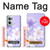 W2361 Purple White Flowers Hard Case and Leather Flip Case For OnePlus Nord CE 2 5G