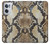 W2703 Snake Skin Texture Graphic Printed Hard Case and Leather Flip Case For OnePlus Nord CE 2 5G