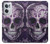 W3582 Purple Sugar Skull Hard Case and Leather Flip Case For OnePlus Nord CE 2 5G