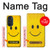 W1146 Yellow Sun Smile Hard Case and Leather Flip Case For Motorola Edge 30 Pro