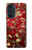 W2414 Red Blossoming Almond Tree Van Gogh Hard Case and Leather Flip Case For Motorola Edge 30 Pro