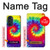 W2884 Tie Dye Swirl Color Hard Case and Leather Flip Case For Motorola Edge 30 Pro