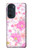 W3036 Pink Sweet Flower Flora Hard Case and Leather Flip Case For Motorola Edge 30 Pro