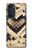 W3417 Diamond Rattle Snake Graphic Print Hard Case and Leather Flip Case For Motorola Edge 30 Pro