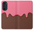 W3754 Strawberry Ice Cream Cone Hard Case and Leather Flip Case For Motorola Edge 30 Pro