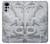 W0386 Dragon Carving Hard Case and Leather Flip Case For Motorola Moto G22