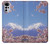 W1060 Mount Fuji Sakura Cherry Blossom Hard Case and Leather Flip Case For Motorola Moto G22