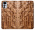 W1307 Fish Wood Carving Graphic Printed Hard Case and Leather Flip Case For Motorola Moto G22