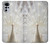 W1980 White Peacock Hard Case and Leather Flip Case For Motorola Moto G22