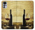 W2042 A Grape Vineyard Grapes Bottle Red Wine Hard Case and Leather Flip Case For Motorola Moto G22