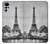 W2350 Old Paris Eiffel Tower Hard Case and Leather Flip Case For Motorola Moto G22