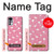 W2858 Pink Flamingo Pattern Hard Case and Leather Flip Case For Motorola Moto G22