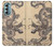 W0318 Antique Dragon Hard Case and Leather Flip Case For Motorola Moto G Stylus 5G (2022)