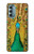 W0513 Peacock Hard Case and Leather Flip Case For Motorola Moto G Stylus 5G (2022)