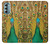 W0513 Peacock Hard Case and Leather Flip Case For Motorola Moto G Stylus 5G (2022)