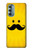 W1145 Yellow Mustache Sun Hard Case and Leather Flip Case For Motorola Moto G Stylus 5G (2022)