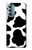 W2096 Seamless Cow Pattern Hard Case and Leather Flip Case For Motorola Moto G Stylus 5G (2022)