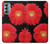 W2478 Red Daisy flower Hard Case and Leather Flip Case For Motorola Moto G Stylus 5G (2022)