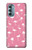 W2858 Pink Flamingo Pattern Hard Case and Leather Flip Case For Motorola Moto G Stylus 5G (2022)