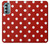 W2951 Red Polka Dots Hard Case and Leather Flip Case For Motorola Moto G Stylus 5G (2022)