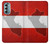 W3018 Peru Flag Hard Case and Leather Flip Case For Motorola Moto G Stylus 5G (2022)