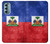 W3022 Haiti Flag Hard Case and Leather Flip Case For Motorola Moto G Stylus 5G (2022)