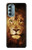 W3182 Lion Hard Case and Leather Flip Case For Motorola Moto G Stylus 5G (2022)