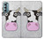 W3257 Cow Cartoon Hard Case and Leather Flip Case For Motorola Moto G Stylus 5G (2022)