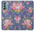 W3265 Vintage Flower Pattern Hard Case and Leather Flip Case For Motorola Moto G Stylus 5G (2022)