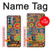 W3272 Colorful Pattern Hard Case and Leather Flip Case For Motorola Moto G Stylus 5G (2022)