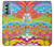 W3407 Hippie Art Hard Case and Leather Flip Case For Motorola Moto G Stylus 5G (2022)