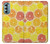 W3408 Lemon Hard Case and Leather Flip Case For Motorola Moto G Stylus 5G (2022)