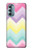 W3514 Rainbow Zigzag Hard Case and Leather Flip Case For Motorola Moto G Stylus 5G (2022)