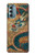 W3541 Dragon Cloud Painting Hard Case and Leather Flip Case For Motorola Moto G Stylus 5G (2022)