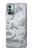 W0386 Dragon Carving Hard Case and Leather Flip Case For Nokia G11, G21