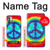 W1870 Tie Dye Peace Hard Case and Leather Flip Case For Nokia G11, G21