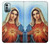 W2420 The Virgin Mary Santa Maria Hard Case and Leather Flip Case For Nokia G11, G21